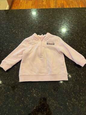 Vineyard Vines Light Pink Half-Zip Hoodie Pullover